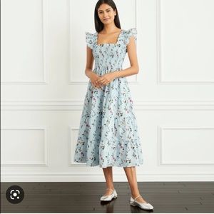 Hill House Pond Floral Poplin Ellie - size S